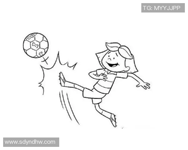 幼儿踢足球简笔画教程轻松学会小朋友们的快乐运动时光